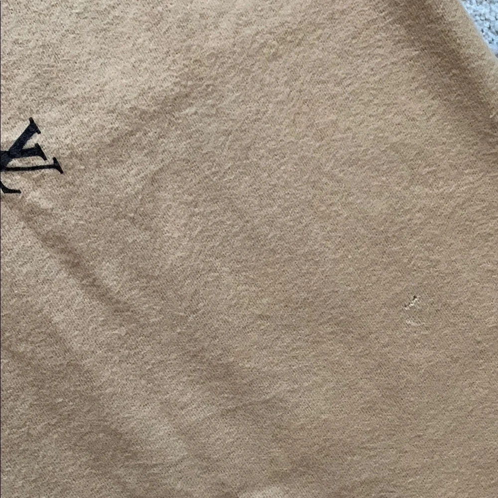 LV Louis Vuitton Tan Dust Bag